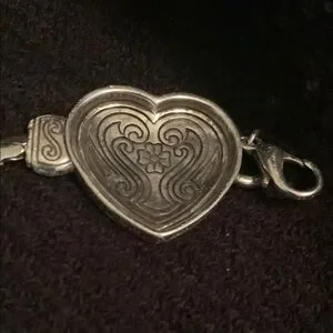 Brighton | Accessories | Elegant Silver Heart Chain Belt 